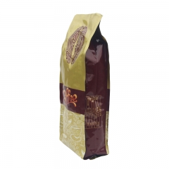 Aluminum Foil Side Gusset Pouch Heat Sealing Coffee Valve Packaging Bag 250g 500g