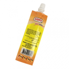 baby food juice pouches heat sealed long stick spout bag for candy syrup